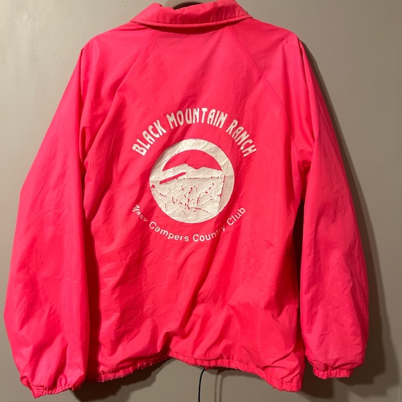 90s Vintage Hartwell Sports Snap Button light jacket - hot pink - Picture 2 of 4